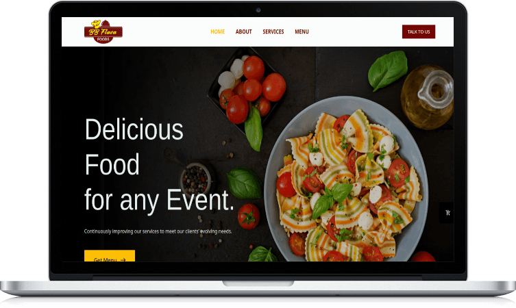 BB Flava Foods — Restaurant website by Tekosoft