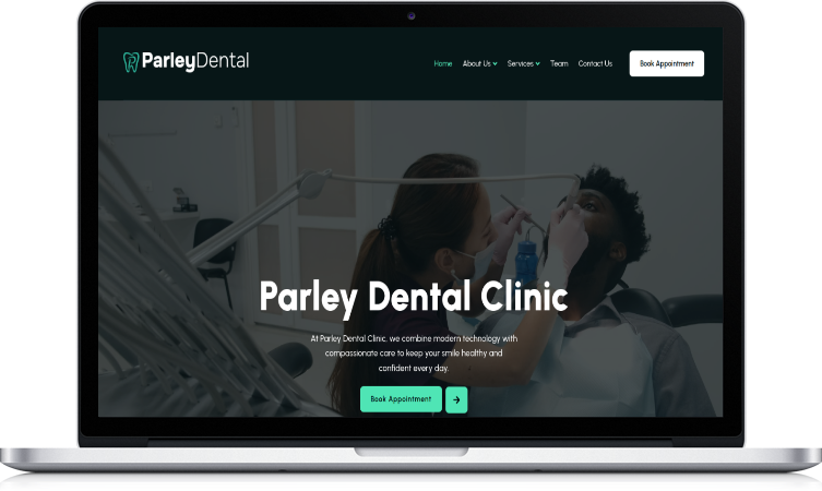 Parley Dental Clinic — Dental website by Tekosoft